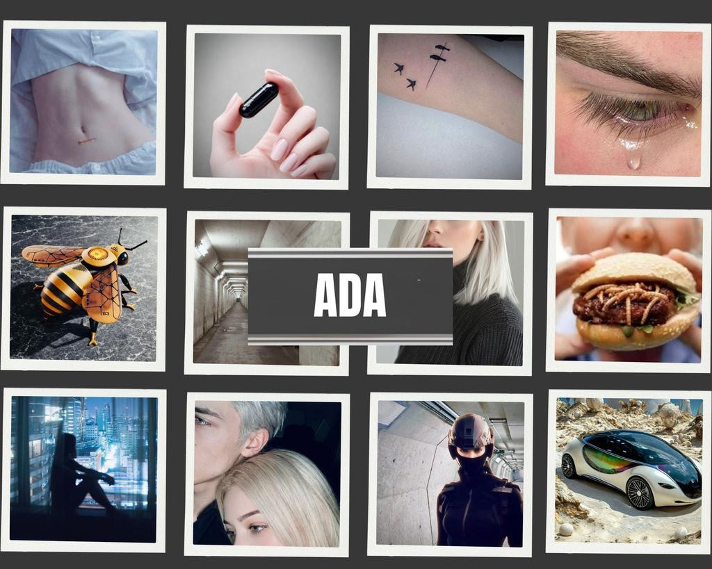 Tablero de imágenes representativas de ADA