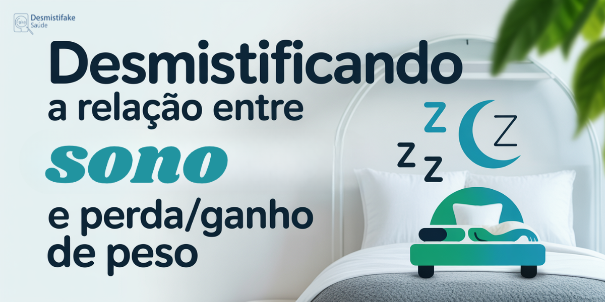 Representação sobre sono e peso