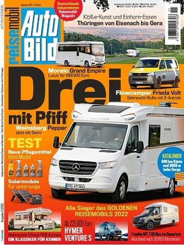 Cover: Auto Bild Reisemobil Magazin No 11 November 2022