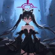 1girl, serika, [[[[shiroko terror]]]], [[blue archive]], mikozin, NDGD, ohlia, { s-1557179153