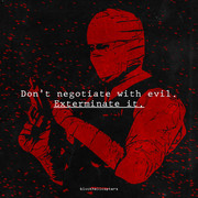 don't negotiate with evil