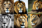 photo of a lion - Stable Diffusion