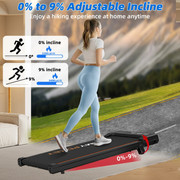 Smart Walking Pad Treadmill Triple Window LED Fitness Display