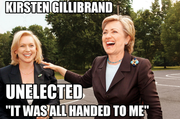 Gillibrand unelected Hillary seat
