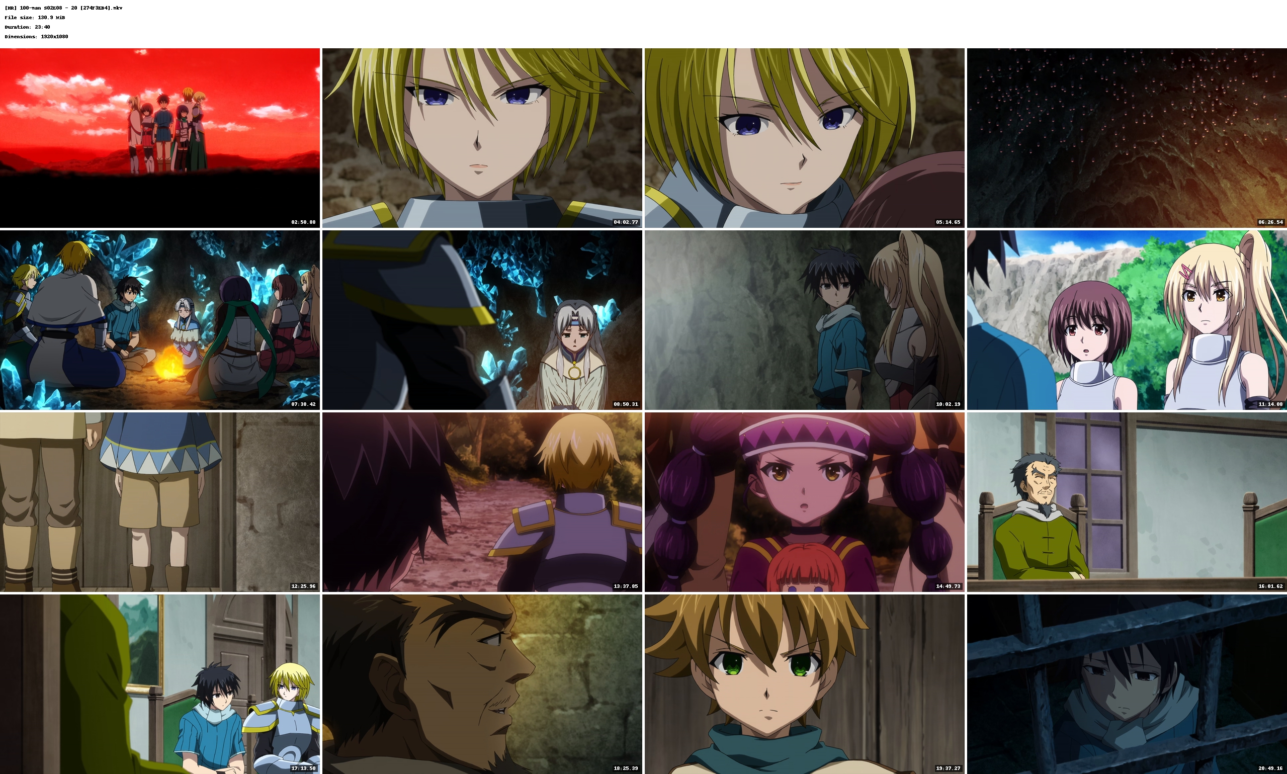 HR 100 man no Inochi no Ue ni Ore wa Tatte Iru S02E08 VRV 1080p HEVC E OPUS HR DR