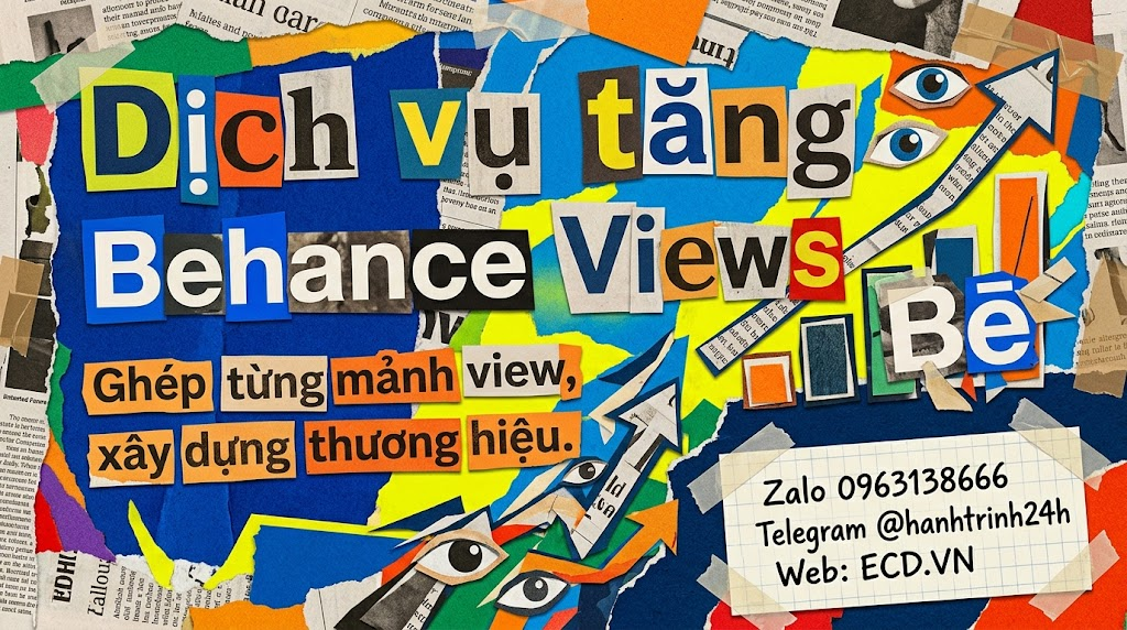 tăng behance views bền vững portfolio behance
