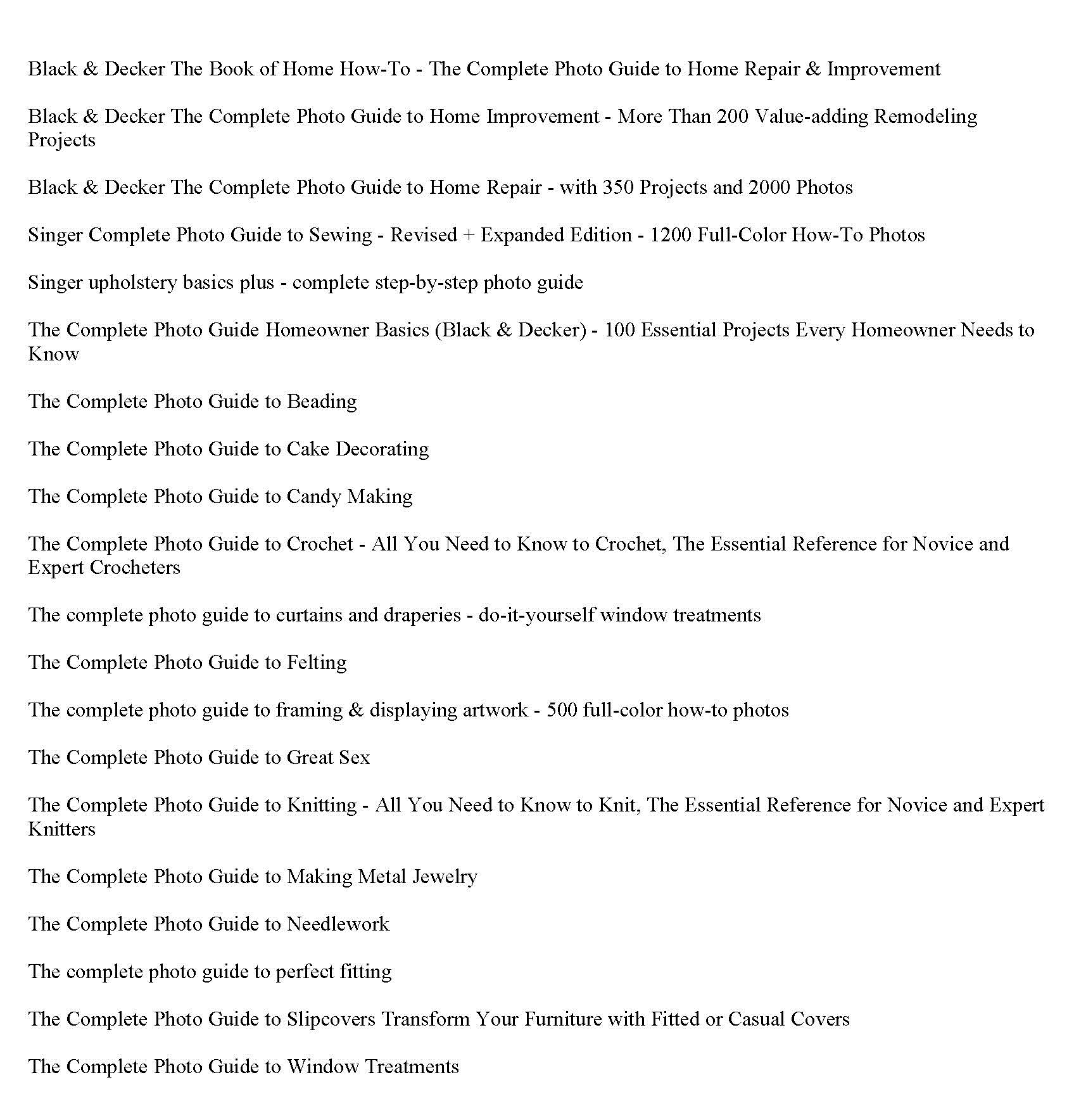 20 The Complete Photo Guide Books Collection 20 The Complete Photo Guide Books Collection