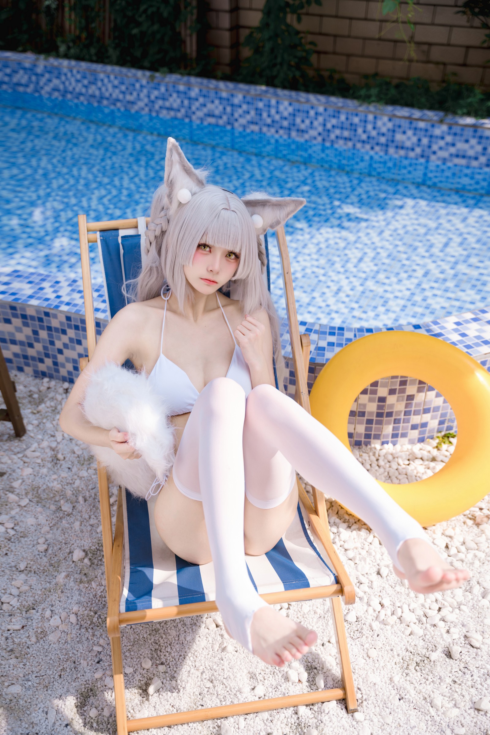 九柒喵 – 朝凪泳装 高质量泳装写真（29P-241.5M）夏日海边 Cos 系列插图9