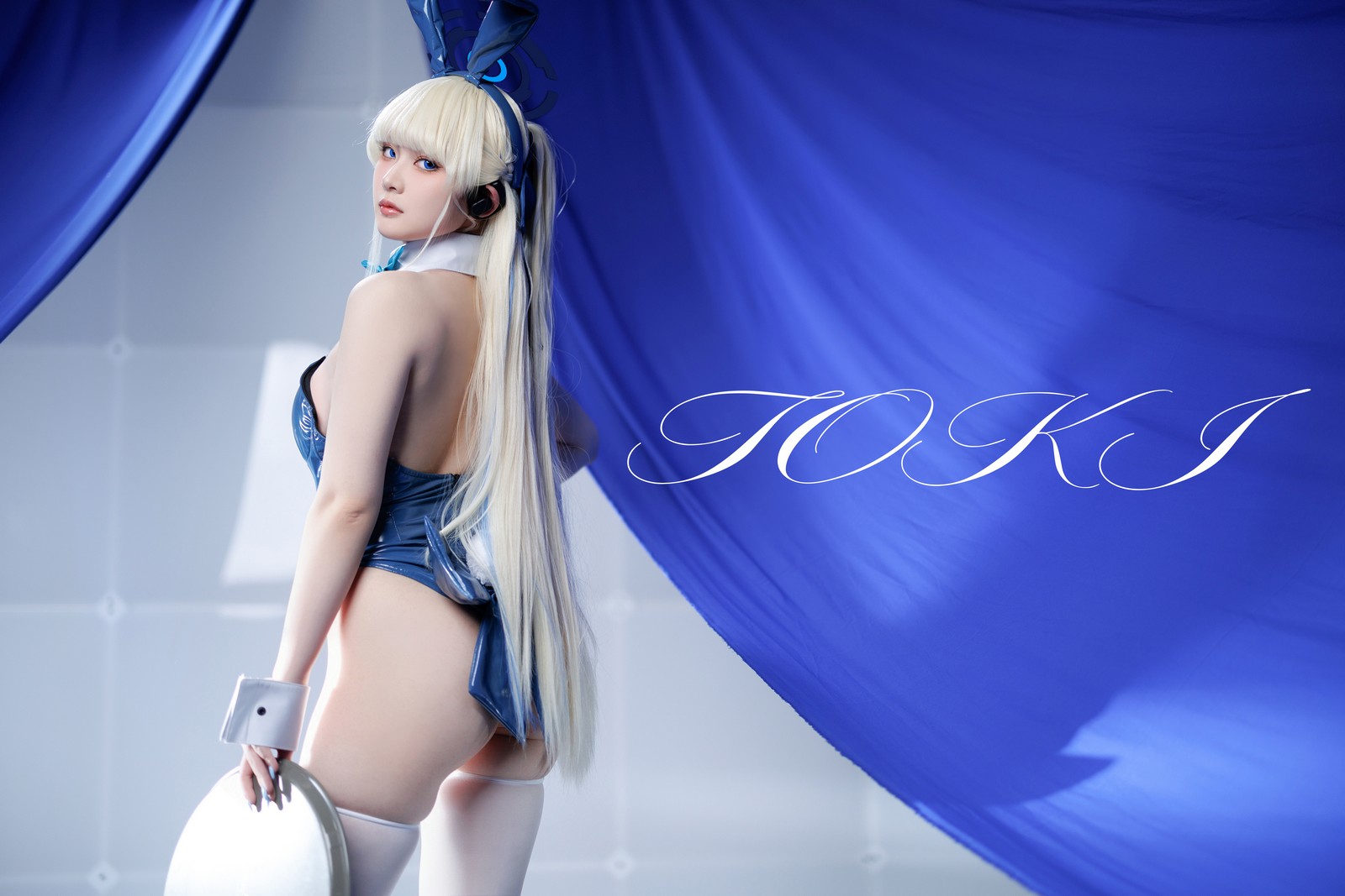屿鱼 Yuyu Toki × 飛鳥馬トキ 蓝色兔女郎 Cosplay 写真集（45P｜522MB）插图5