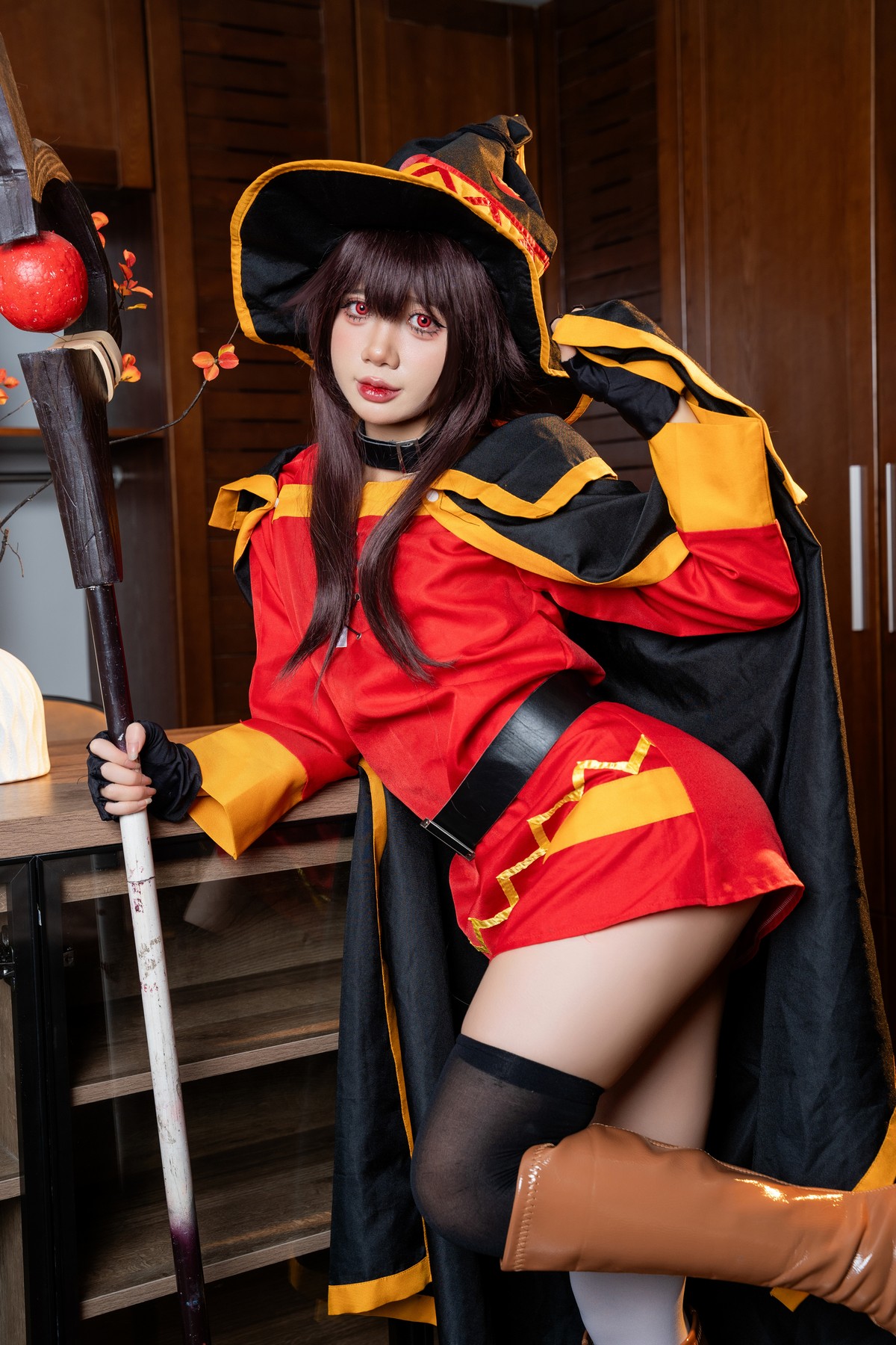 PoppaChan Megumin Cosplay (Konosuba) – 128 Photos 12 Videos 1.01GB插图6