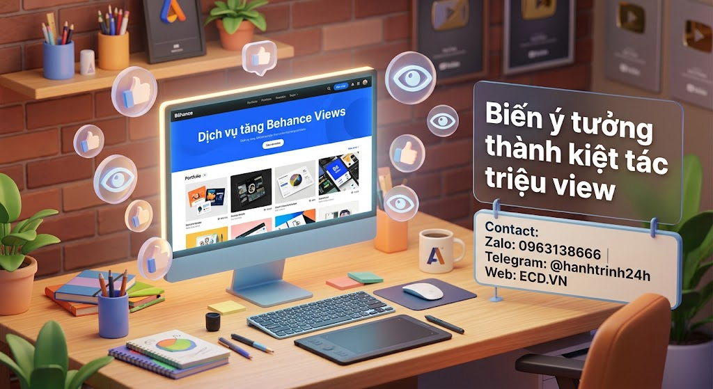 dịch vụ tăng behance views chất lượng tăng tương tác