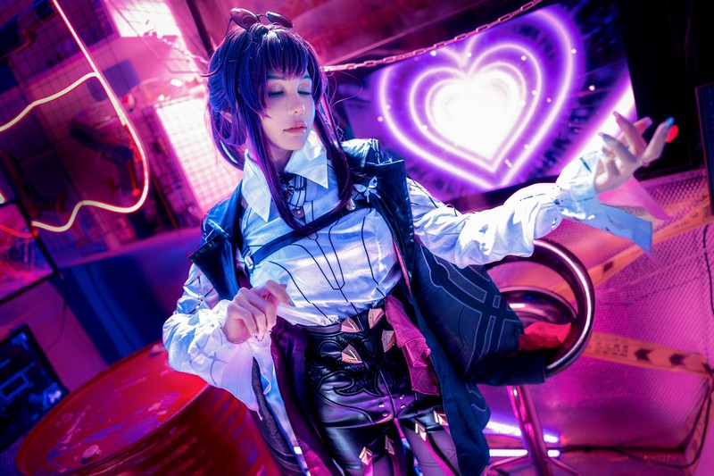 Joyce Lin2x Kafka Cosplay Honkai Star Rail 高清写真 65P插图1