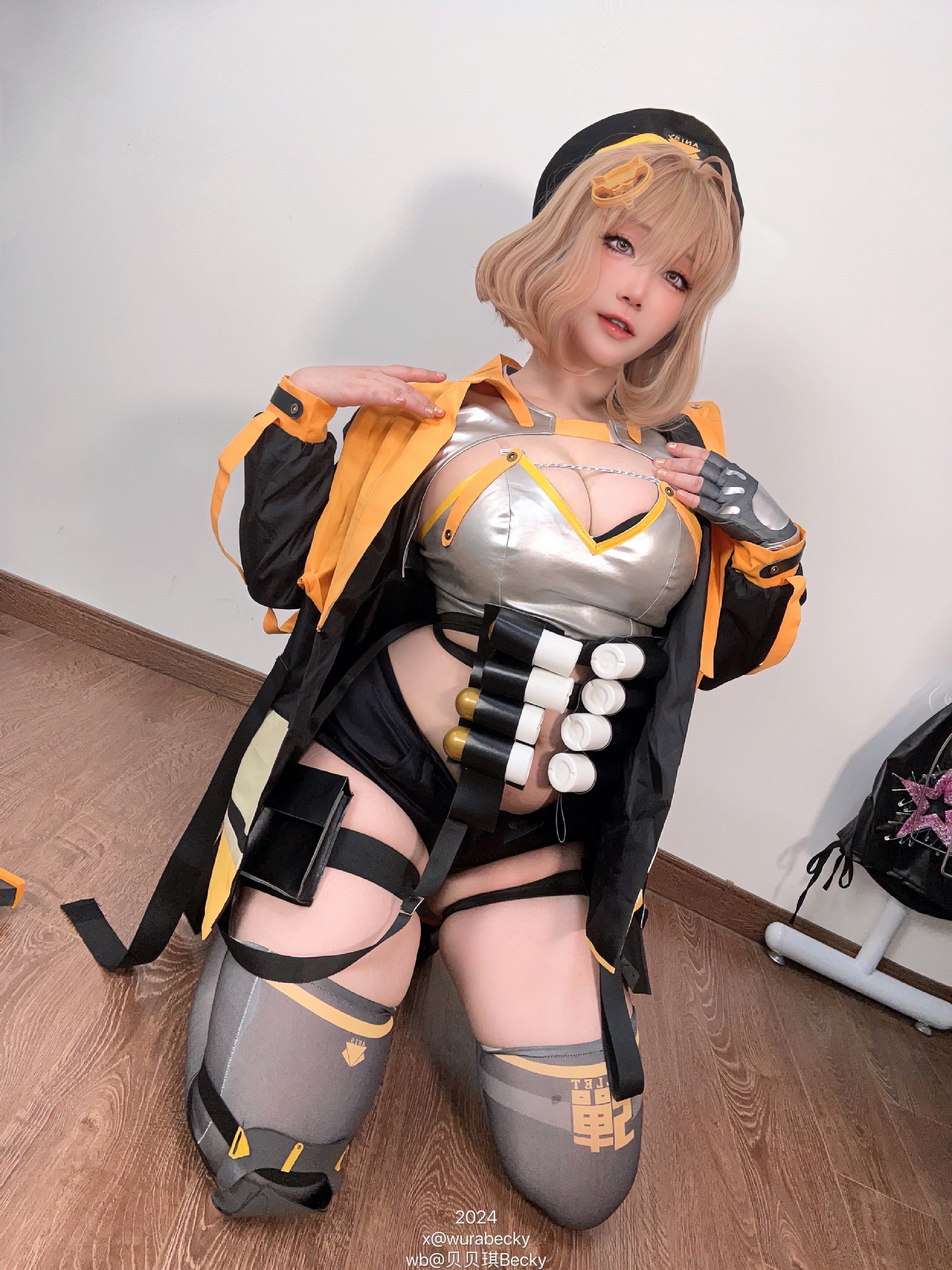 贝贝琪 Becky 阿妮斯 官方风 Cosplay 写真＋视频合集（40P｜4V｜327MB）插图