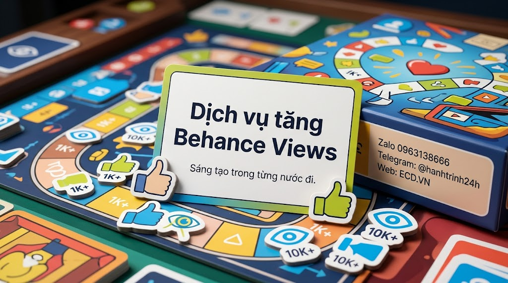 dịch vụ tăng behance views thật behance pro