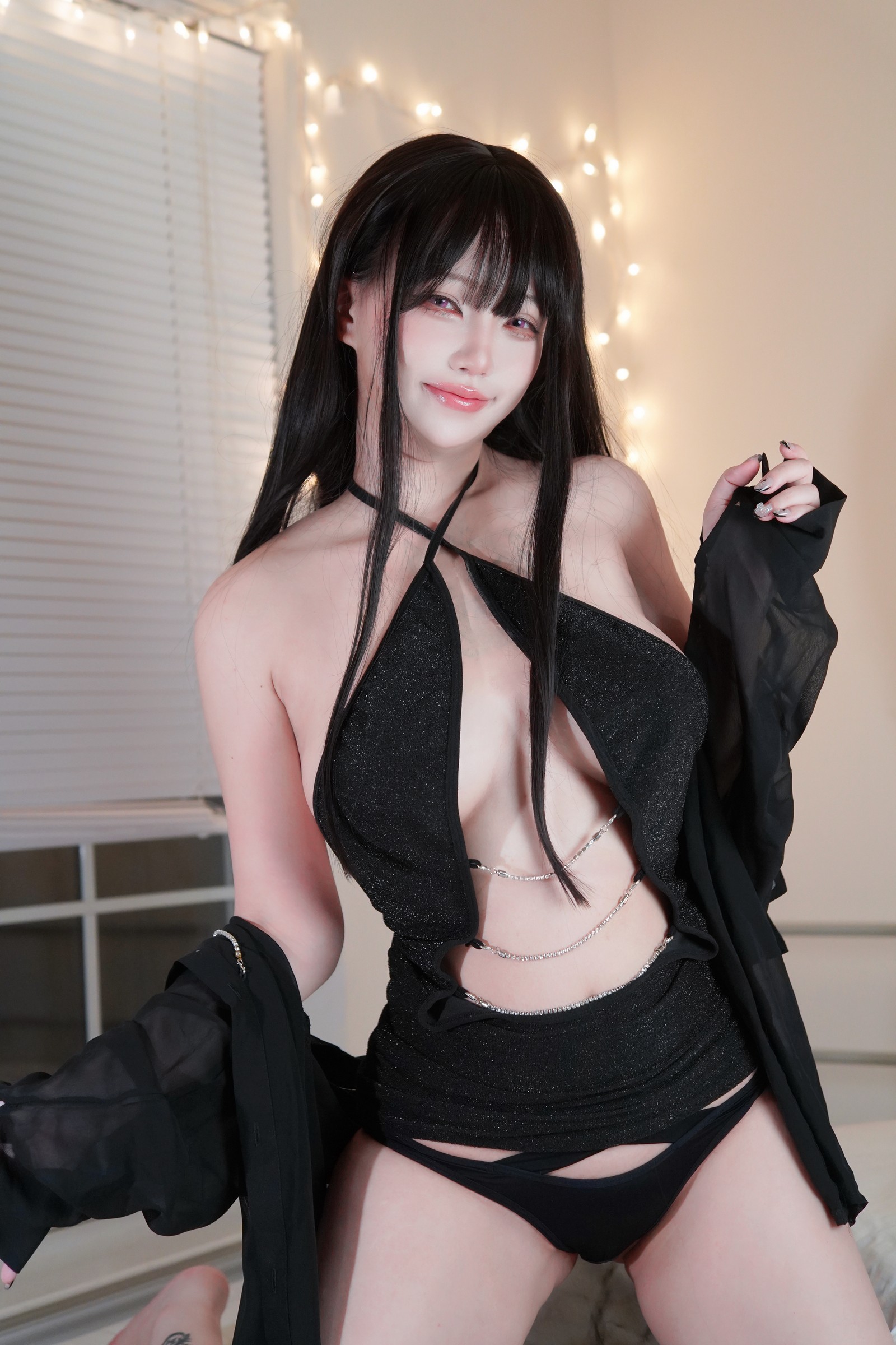 狐洛洛子 – 清纯系黑长直 写真合集（40P-749MB）日系气质风高清图集插图8