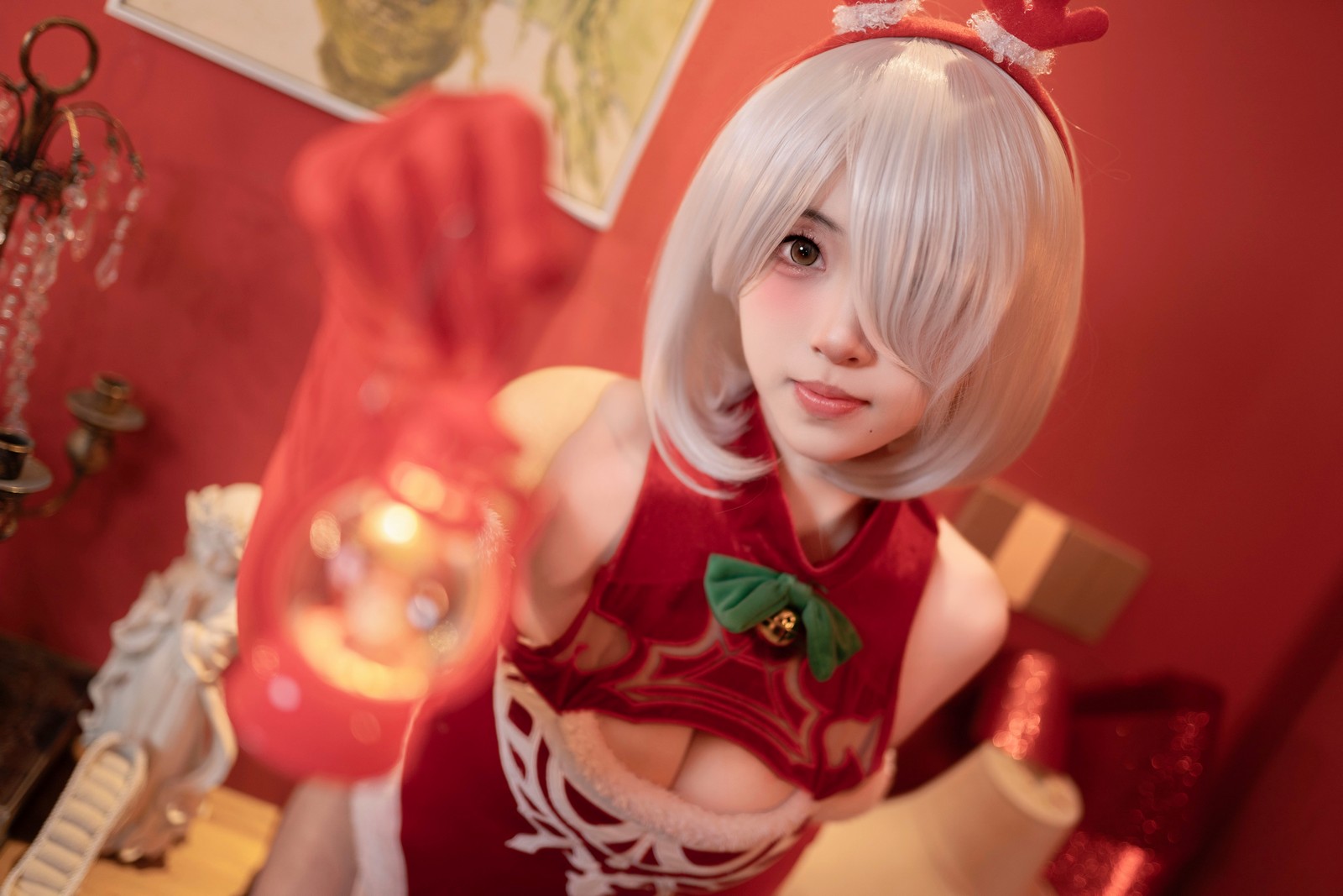 Bangni邦尼 – 尼尔：机械纪元 2B 圣诞 Cosplay 高清写真集（105P-962MB）插图