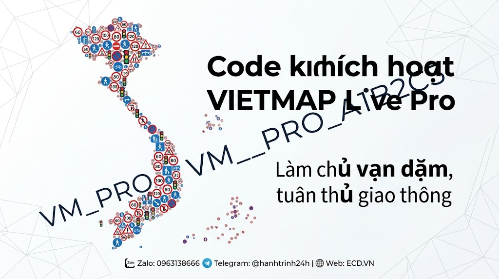 vietmap pro xe sang