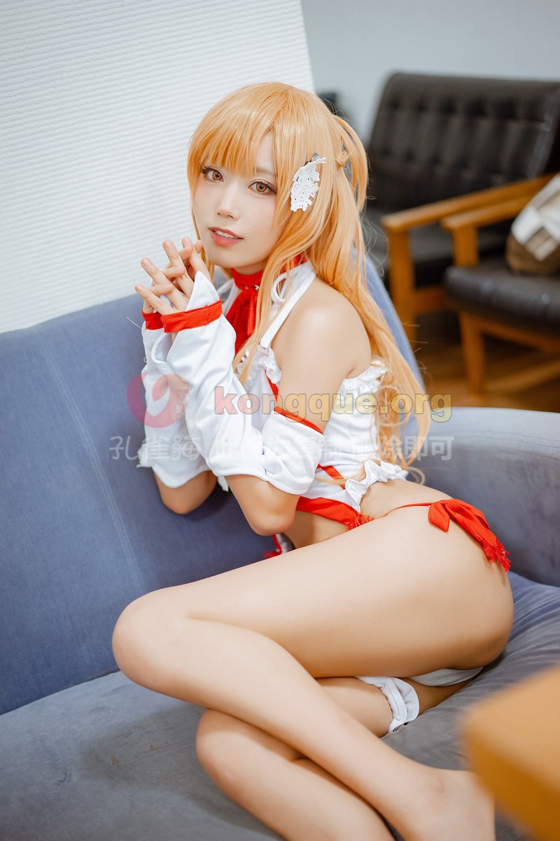 切切Celia 亚丝娜睡衣 Asuna Cosplay Sword Art Online 写真 24P插图5