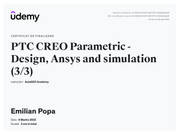 PTC Creo Parametric - Design, Ansys and simulation