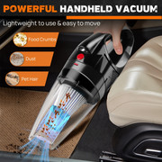 Portable cordless mini vacuum cleaner for car and home