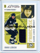 2003-04 ITG Action Jerseys #M-264 [Mario Lemieux] [Pittsburgh Penguins] [Franchise] [~100] [swatch=b