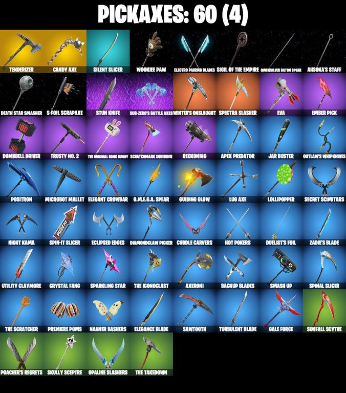 pickaxes comp