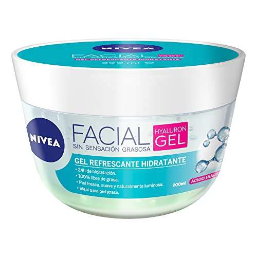 Amazon: NIVEA Gel Facial Refrescante Cuidado Facial (200 ml) 
