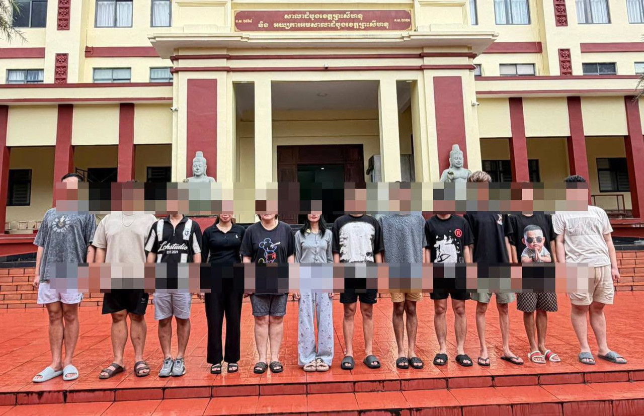 Cambodia News Military Police Raid Sihanoukville Hotel Detain 10 Vietnamese Over Online Scams 3456