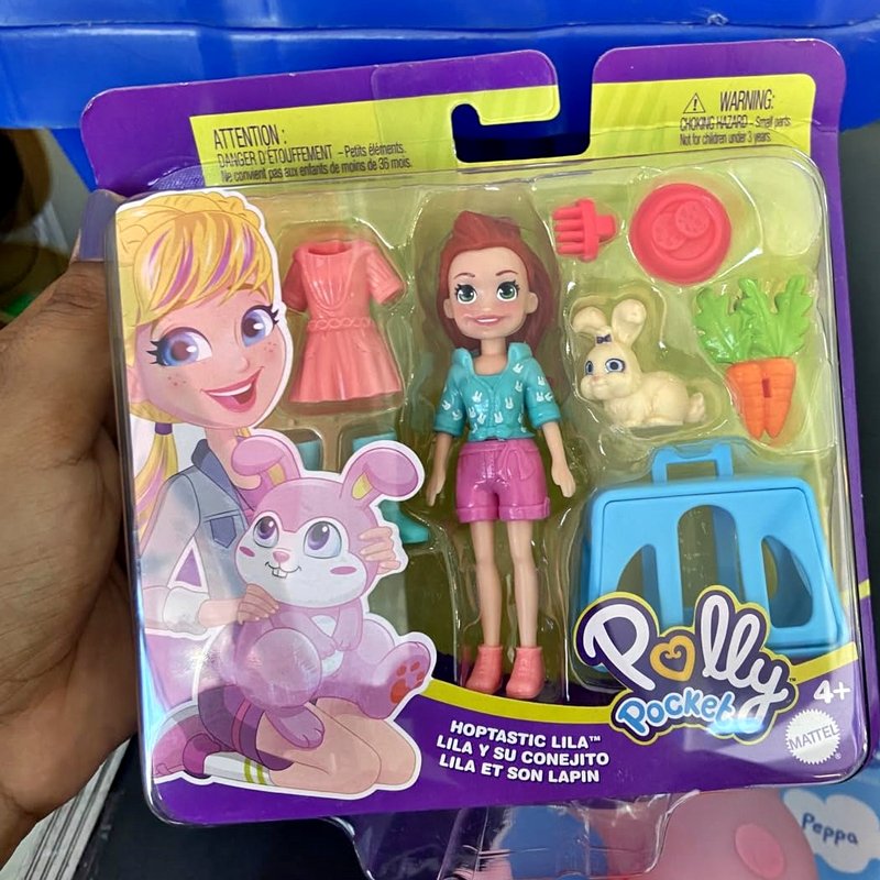 Polly Pocket! Sort Boneca com Bichinho Mattel