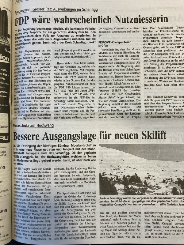 Artikel AZ Skilift Cunggel