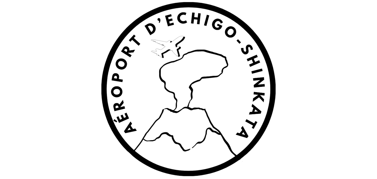 Logo aéroport d'echigo-shinkata rond