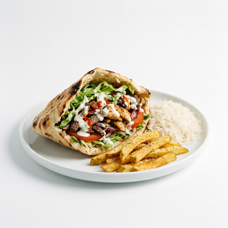 Pita Especial Con Arroz O Patatas