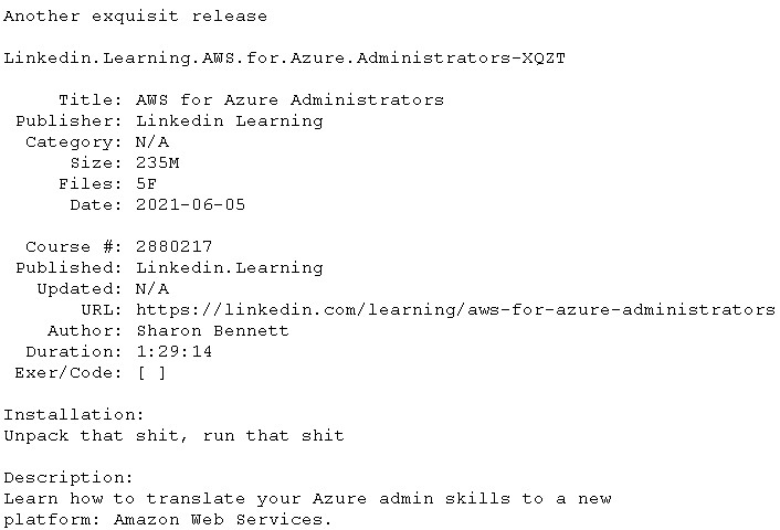 Linkedin Learning AWS for Azure Administrators Linkedin Learning AWS for Azure Administrators