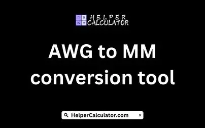 AWG to MM conversion tool