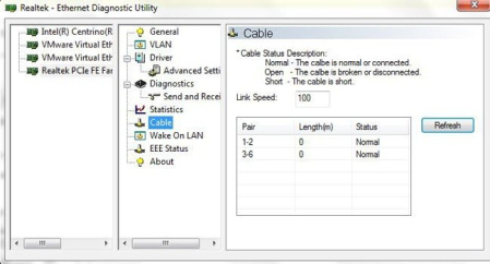 Realtek Ethernet Diagnostic Utility 2.0.7.1