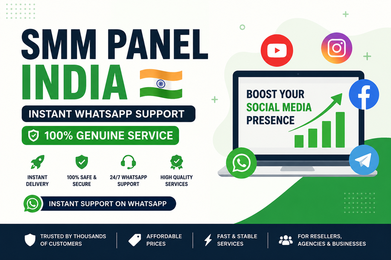 Smm Panel India | Instant WhatsApp Support | 100% Genuine Service 