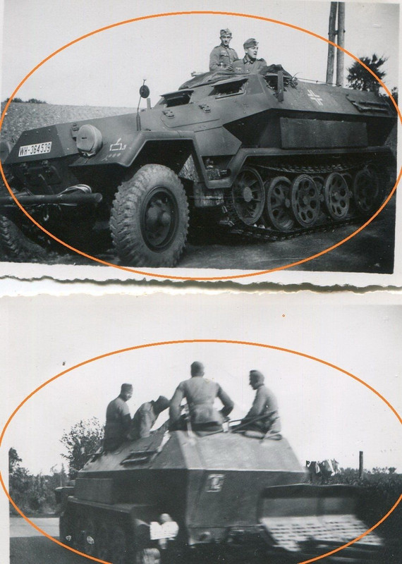 2x WWII Panzer Spähwagen