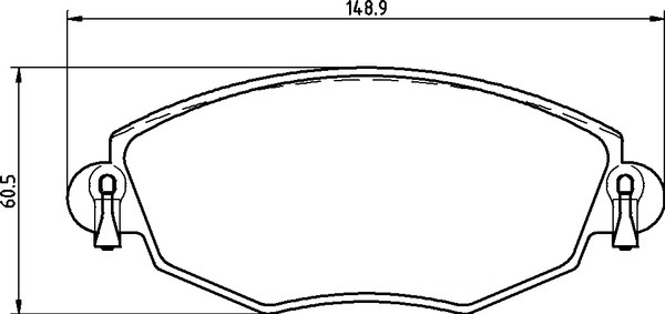 Ceramic Front Brake Pad Set Ceramic Front Brake Pad Set