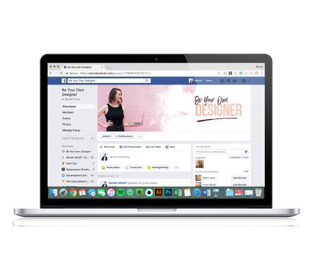 Online Graphic Design Course Facebook Community