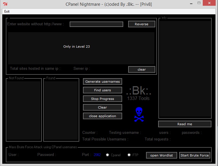 Cpanel Scanner and Cracker