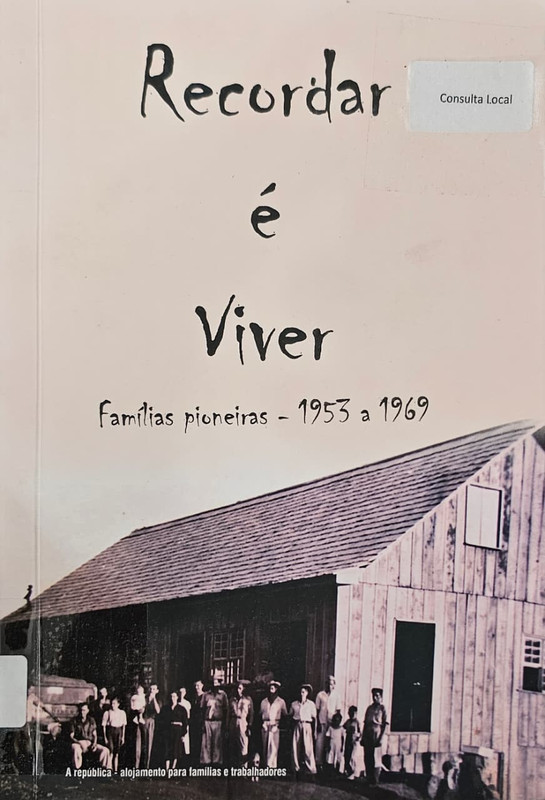 Capa do livro Recordar &eacute; viver 1&ordf; ed.