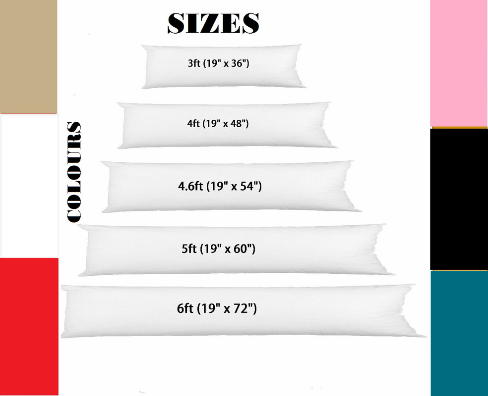 bolster pillow dimensions