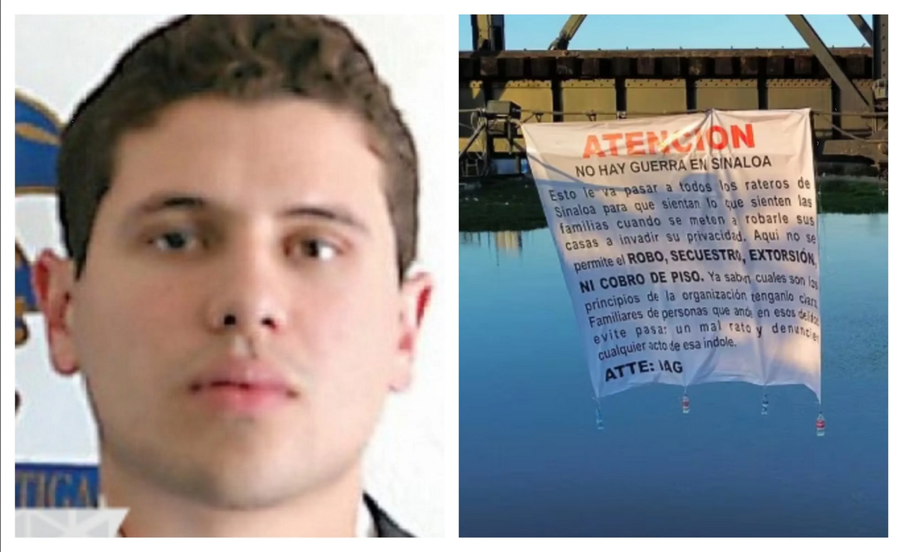 Narcomantas en Culiacán firmadas por Los Chapitos: ¿qué es IAG?