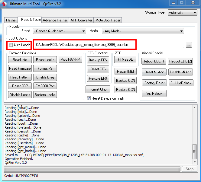 Msm download tool waiting for device reachrewa