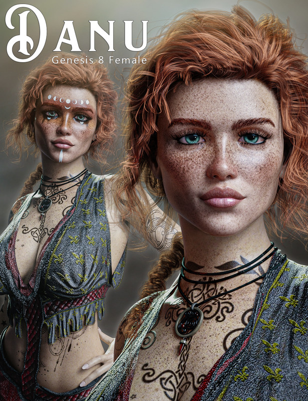 CJ Danu For Genesis 8 Female