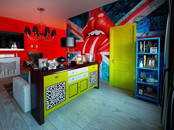 Как обустроить квартиру под pop-art дизайн