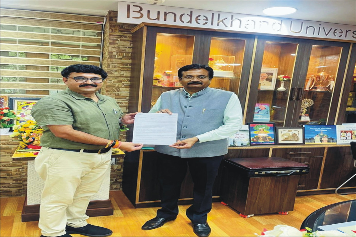 विकसित भारत @2047 पर आधारित शोध परियोजना से जुडा बु. वि.