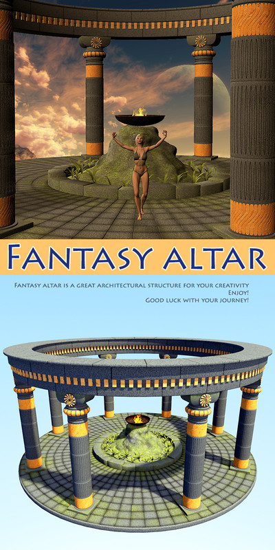 Fantasy altar Fantasy altar