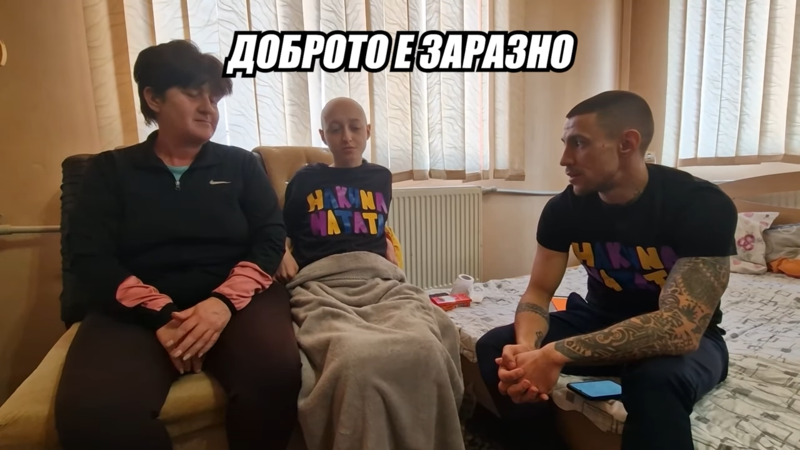 Иван Енчев дари своя хонорар от MAX FIGHT 57 за лечението на болно момиче