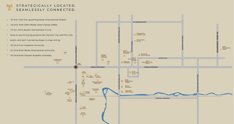 Arihant Seasons Sector 22D Yamuna Expressway Location Map
